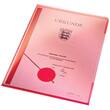 Leitz Sichthüllen, Aktenhüllen, A4, PVC-Hartfolie, oben/rechs offen, glatt, rot, 0,15mm, 100 Stück Artikelbild Secondary1 S