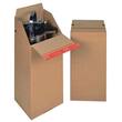 ColomPac Eurobox S mit Selbstklebestreifen und Aufreißfaden, Versandkarton, Versandverpackung, braun, 194x194x387mm, 10 Stück Artikelbild