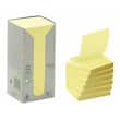 Post-it® Z-Notes Recycling, Haftnotizen, 76x76mm, gelb, 16 Blöcke á 100 Blatt Artikelbild