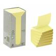 Post-it® Z-Notes Recycling, Haftnotizen, 76x76mm, gelb, 16 Blöcke á 100 Blatt Artikelbild