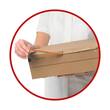 ColomPac Versandverpackung mit Sicherungslasche, 322x292x35-80mm (für 1 Ordner), Braun, 20 Stück Artikelbild Secondary1 S
