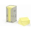 Post-it® Haftnotizen Recycling, 76x76mm, gelb, 100 Blatt pro Block, 16 Blöcke, 1 Packung Artikelbild