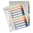 Leitz Register, 1-10, farbig, PC-beschriftbar, PP, A4, volle Höhe, überbreit, 10 Blatt, grau, 1 Packung Artikelbild
