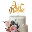 Kakepynt AMSCAN just married produktbilde