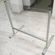 FRANKEN Thekenaufsatz mit Durchreiche, Schutzwand aus Sicherheitsglas 4mm, Spuckschutz, Hauchschutz, freistehend, 100x65cm, 1 Stück Artikelbild Secondary1 S