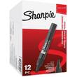 Paper Mate Permanentmarker W10, Keilspitze, schwarz, 12 Stück pro Packung Artikelbild