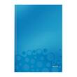 Leitz Notizbuch WOW mit festem Einband, DIN A5, Blau metallic, kariert Artikelbild