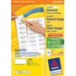Avery Universaletikett QuickPEEL, Adressetiketten, weiß, 48x21mm, 5200 Stück Artikelbild