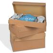 ColomPac Eurobox XL Base 300, Versandkarton mit Haftklebeverschluss ohne Deckel, mit Aufreißfaden, Außenmaß 575x387x288mm, Baun, 10 Stück Artikelbild Secondary2 S