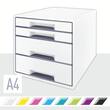 Leitz Schubladenbox WOW CUBE, Ladenturm, Büroset, grau, 287x363x270mm, 1 Stück Artikelbild Secondary5 S