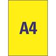 Avery Etiketten für Laserdrucker und Kopierer, 25 Blatt, A4, neongelb, 210x297mm, 25 Stück Artikelbild Secondary2 S