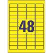Avery Inkjet-, Laser- und Kopieretiketten, Nr. L6041, A4-Bogen, gelb, 45,7x21,2mm, 960 Stück Artikelbild Secondary1 S