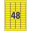 Avery Inkjet-, Laser- und Kopieretiketten, Nr. L6041, A4-Bogen, gelb, 45,7x21,2mm, 960 Stück Artikelbild Secondary1 S
