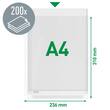 Plastlomme LEITZ A4 topp eksp 170my (10) produktbilde Secondary5 S