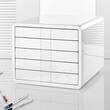 Han Schubladenbox iBox, mit 5 geschlossenen Schubladen, C4, Polystyrol, weiß, hochglänzend, 1 Stück Artikelbild Secondary1 S