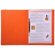 Exacompta Schnellhefter, Colorspankarton, 355 g/m², 1/1 Vorderdeckel, kaufmännische Heftung, A4, 240x320mm, orange, 1 Stück Artikelbild Secondary1 S