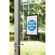 Durable Magaframe Informationsrahmen A4, Türschild, Wandschild, magnetisch, schwarz, 2 Stück Artikelbild Secondary5 S