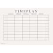 Timeplan A5 gangetabell produktbilde