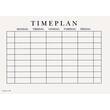 Timeplan A5 gangetabell produktbilde