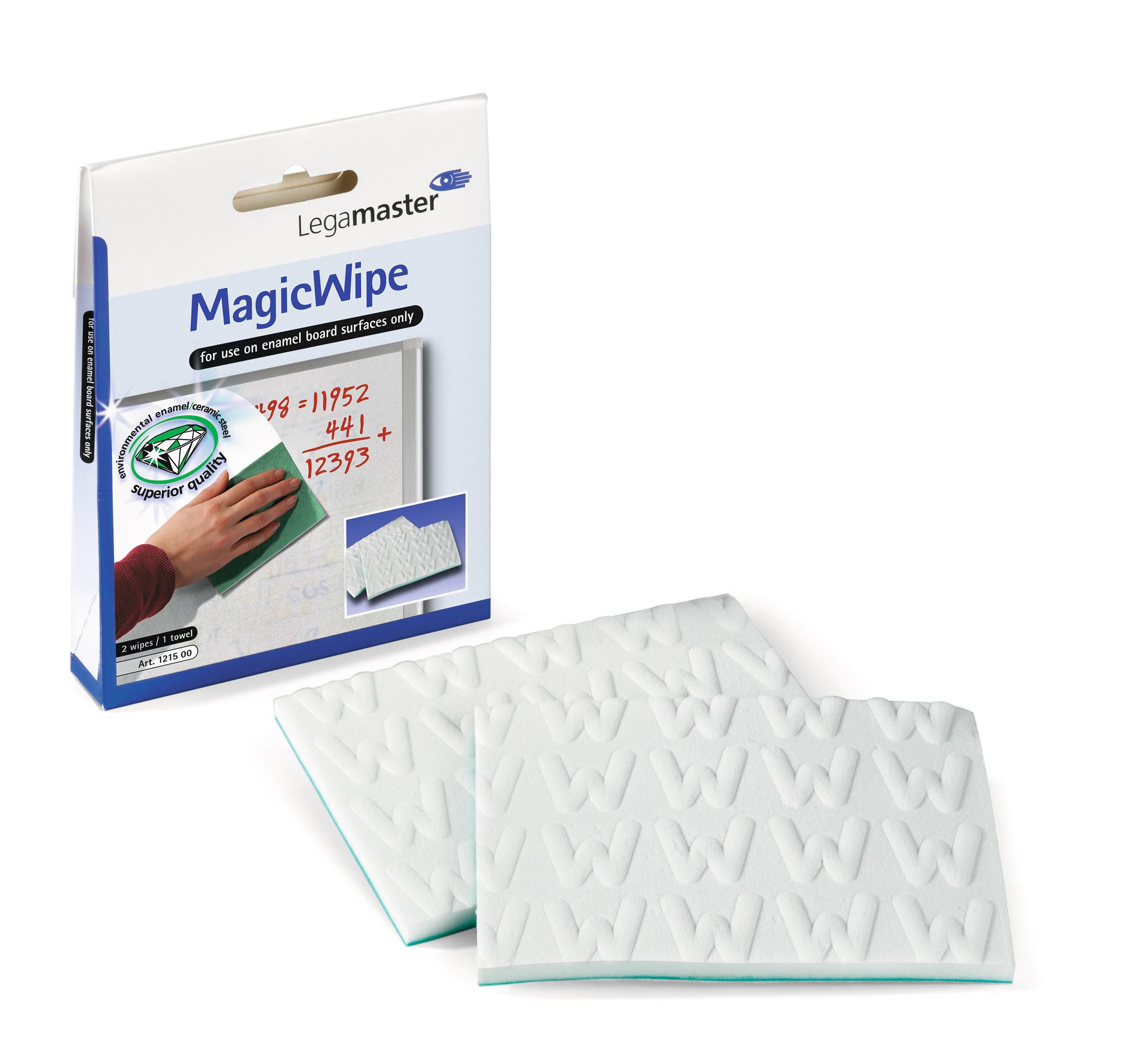 Legamaster Reinigungstücher MagicWipe, 2 Tücher und 1 Trockentuch Artikelbild Secondary5 S