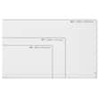 Nobo Whiteboard, Glastavla i widescreenformat, väggmonterad, med rundade hörn, magnetisk glasyta, 57'', klarvit produktfoto Secondary1 S
