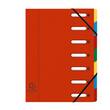 Exacompta Ordnungsmappe NATURE® FUTURE, Manilakarton, Eckspanngummi, A4, 7 Fächer, rot Artikelbild