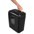 Fellowes Aktenvernichter Powershred 8-Cd, Shredder, Reißwolf, schwarz, Partikelschnitt, Sicherheitsstufe: P-4, 1 Stück Artikelbild Secondary2 S