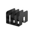 Bokstøtte DURABLE Trend 3 rom sort produktbilde