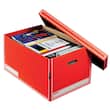 Pressel Jumbo-Box, Lagerkiste, Aufbewahrungskarton, Rot, 600x370x320mm, 10 Stück Artikelbild