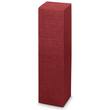 Flaschenkarton mit Leinenstruktur für 1 Flasche stehend, 90x90x355mm, bordeaux, 50 Stück Artikelbild