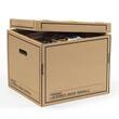 Pressel Jumbo-Box, Lagerkiste, Aufbewahrungskarton, Natur Small, 391x370x320 mm, 10 Stk Artikelbild Secondary1 S