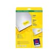 Avery Inkjet-, Laser- und Kopieretiketten L6035-20, 63,5 x 33,9 mm, A4, Gelb, 20 Blatt, 480 Etiketten Artikelbild