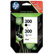 HP Original Tintenpatrone HP 300 Kombi-Pack, CN637EE, Druckerpatrone, Tintenpatrone, Schwarz + 3-farbig, 2 Patronen in einer Packung Artikelbild