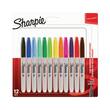 Sharpie Permanentmarker Fine, 0,9 mm, Rundspitze, farblich sortiert, 12er-Set, 1 Packung Artikelbild