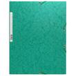 Exacompta Einschlagmappe, Flügelmappe, Sammelmappe, Manilakarton, 425g/m², Eckspanngummi, 3 Klappen, A4, 240x320mm, 250 Blatt, grün, 1 Stück Artikelbild