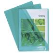 Exacompta Sichthüllen, Aktenhüllen, A4, PVC, oben/rechs offen, glatt, grün, 0,13mm, 10 Stück Artikelbild