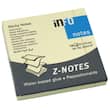 Notatblokk INFO ZN 75x75mm gul produktbilde