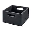 THE oppbevaringsboks 25x25 sort produktbilde Secondary8 S
