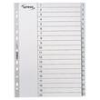 Lyreco Ordnerregister A4, 1-20, Register, PP, 11fach Lochung, grau, 20 Blatt pro Packung, 1 Packung Artikelbild