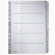 Leitz Register, Karton, 160 g/m², A - Z, A4, volle Höhe, 20 Blatt, grau Artikelbild Secondary1 S