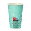 Drikkebeger papp 40cl turkis (50) produktbilde