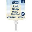 Tork Seifencreme Premium, Flüssigseife, Mild, Nachfüllung, parfümiert, 1 Liter, 1 Flasche Artikelbild Secondary14 S