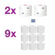 Tork Advanced Compact T6 Jumborolle Toilettenpapier, Klopapier, 2-lagig, weiß, 27 Rollen Artikelbild Secondary2 S