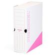 Pressel Archivbox A100, Weiss-Pink, 100mm, Karton, neues Design, 20 Stück Artikelbild Secondary1 S
