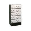 Pressel Karteibox A5, grau-braun, 10 Stück Artikelbild Secondary1 S