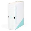 Pressel Archivbox A100, Weiß-Türkis, 100mm, Karton, neues Design, 20 Stück Artikelbild Secondary1 S