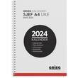 Sjefskalender GRIEG A4 2024 refill produktbilde