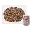 Glassperler assorterte farger 500g produktbilde
