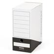 Pressel Archivbox A150, Weiß-Schwarz, 150mm, Karton, neues Design, 20 Stück Artikelbild