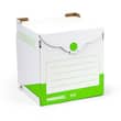 Pressel Sammelbehälter S10, Archivcontainer, Archivdepot, Ordnersammelbox, Weiß-Apfelgrün, 10 Stück Artikelbild